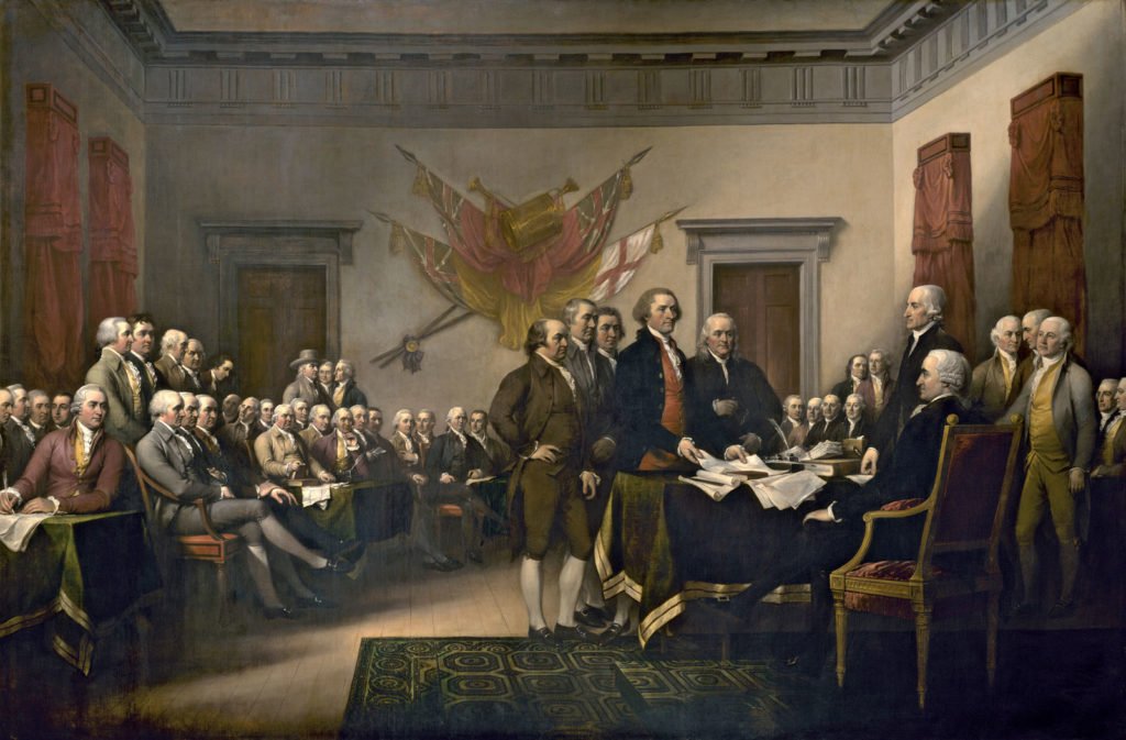John Trumbull, Declaration of Independence